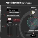 Austrian Audio oc818 StereoCreator plug-in audio software daw free gratis freeware audiofader