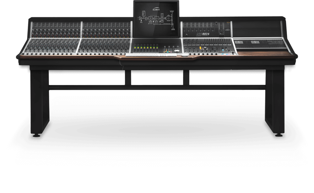 Cube Studio 2021 Audient ASP8024-HE console banco mixing hardware leading technologies audiofader