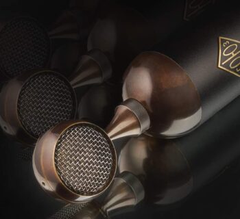 Soyuz 017 Series Brass Black microfono recording audio pro studio audiofader