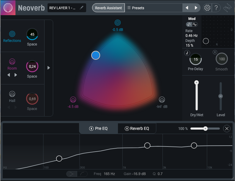 iZotope Neoverb riverbero reverb plug-in audio mixing midiware audiofader test review recensione andrea scansani