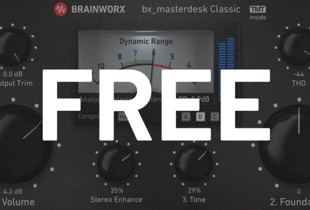 Brainworx bx_masterdesk Classic plug-in audio software daw mixing mastering free gratis freeware audiofader