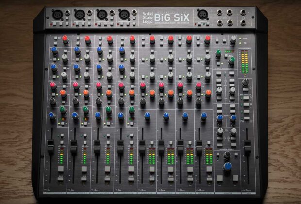 SSL BiG SiX mixer analogico console channel strip solid state logic midiware audiofader
