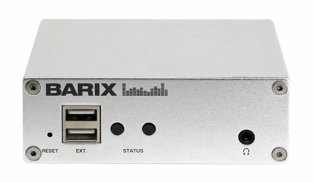Barix Paging Gateway M400 hardware digital smartphone audiofader vivavoce smartphone