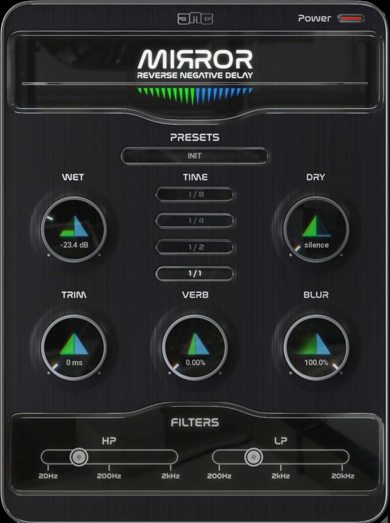 United Plugins Mirror plug-in audio negative delay fx mixing processing virtual daw software audiofader JMG