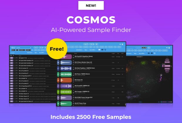 Waves Cosmos plug-in audio software producer sample player audiofader