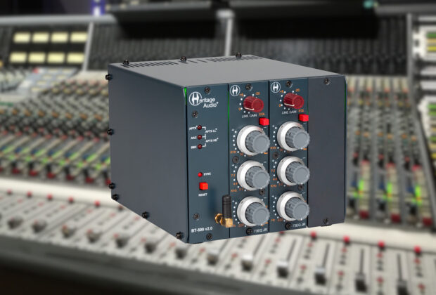 Heritage Audio BT-500 v2 recording mixing bluetooth hardware rack modulo studio pro audio audiofader midi music