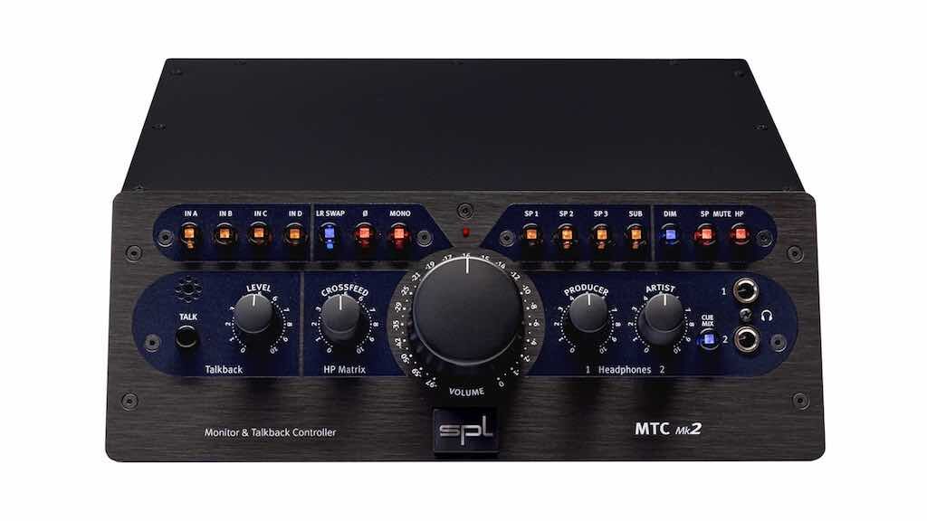 SPL MTC Mk2 monitor controller talkback recording mixing studio pro audio hardware midimnusic audiofader