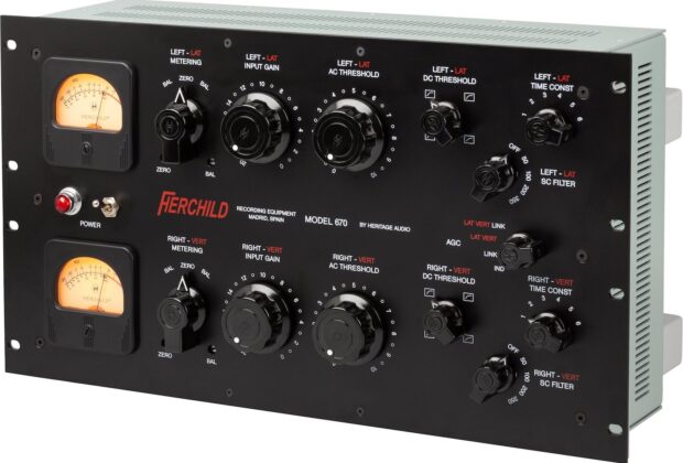 Heritage Audio Herchild 670 compressore hardware studio pro audio mixing recording midimusic audiofader