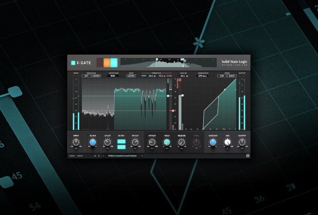 SSL X-Gate plug-in audio software mixing audiofader