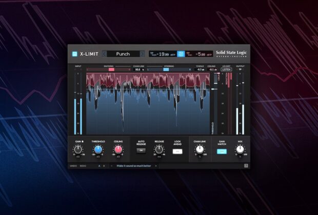 SSL X-Limit plug-in audio software mixing limiter audiofader