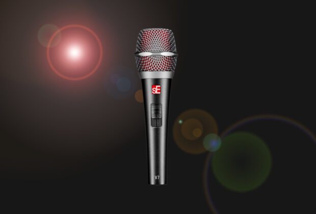 sE Electronics V7 switch microfono dinamico live midiware audiofader
