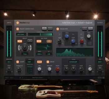 SSL Guitarstrip guitar amp virtual software plug-in mixing audiofader