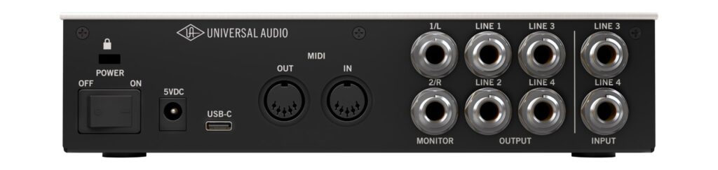 Universal Audio Volt 4 hardware recording home studio musicista interfaccia audio midiware audiofader