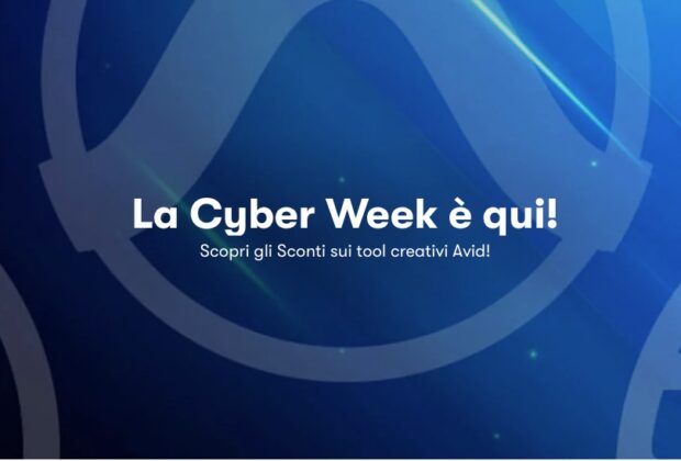 Avid Italia Cyber Week offerte sconti black friday software hardware audiofader