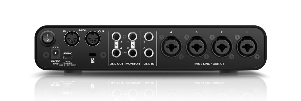 Motu M6 recording home studio project audio pro backline audiofader