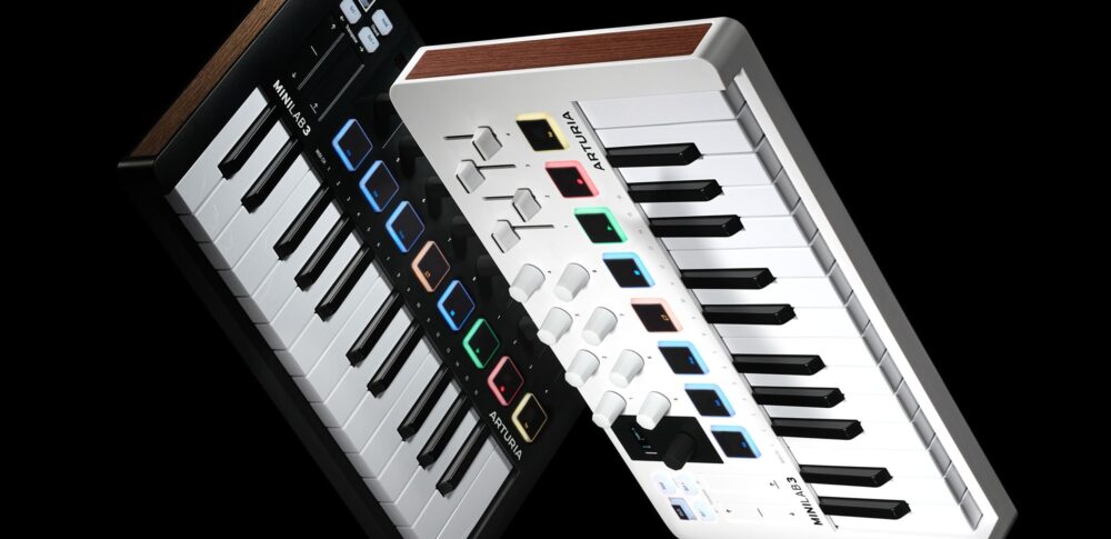 Arturia MiniLab 3 controller midi audiofader