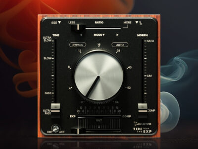 Acustica Audio compressor one-knob plug-in Fire The Exp hyper software audiofader news
