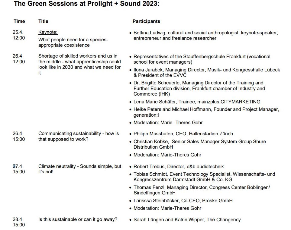 Prolight + Sound 2023 la missione tutti gli eventi e novità Frankfurt Messe 2023 news audiofader