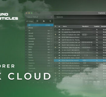 Sound Particles Explorer SFX Cloud software sound effects bank cloud sound library Vincenzo Bellanova Audiofader review test