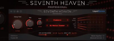 LiquidSonics Seventh Heaven reverb plug-in Bricast M7 simulator news review test recensionne Leo Curiale audiofader.com