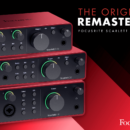 focusrite scarlett audio interface 4th generation 4i4 2i2 solo news algam eko audiofader.com