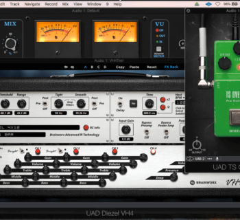 andrea scansani tutorial pure metal guitar chitarra metal tutorial universal audio plug-in bxtuner api2500 ts overdrive diezel vh4 brainworx sonnox oxford eq uad oxford inflator uad api 550a uad precision reflection engine uad oxford limiter midiware audiofader.com