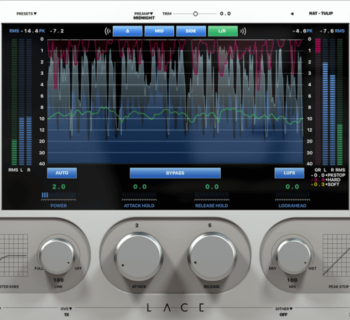 acustica audio lace software plug-in limiter recensione review andrea scansani news audiofader