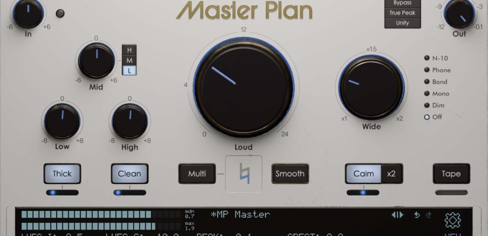 Musik Hack master Plan 1.5 mastering plug-in new version Stan Greene Samuel Fischmann price prezzo offerta news audiofader
