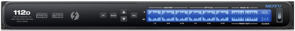 digiface usb review from adat to usb luca pilla audiofader motu 112D adat to usb