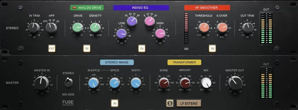 oveloud gem fuse audiofader ssl fuse