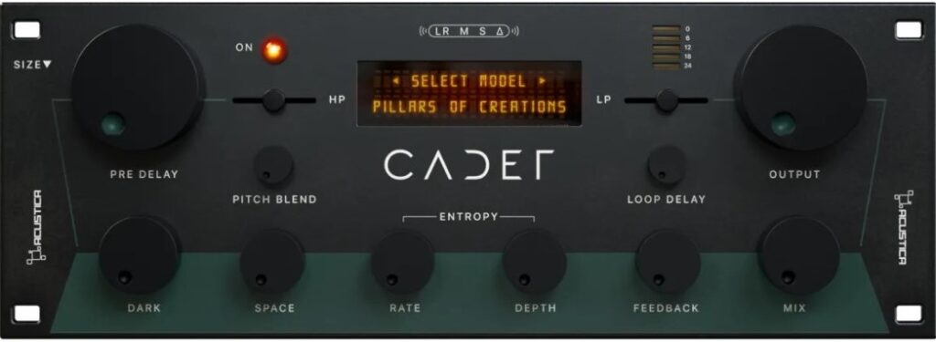 acustica audio cadet prismatic reveber audiofader