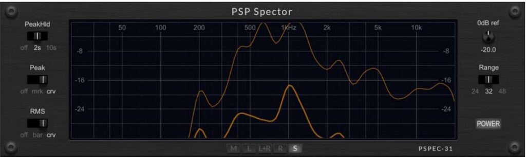 analizzatore di spettro gratuito psp spector audiofader