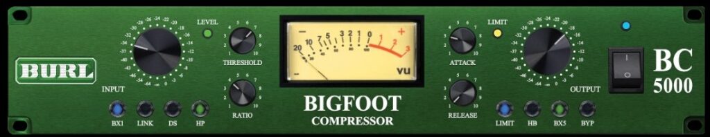 burl audio big foot bc 5000 compressore ottico limiter fet