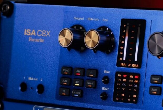 focusrite isa c8x audiofader