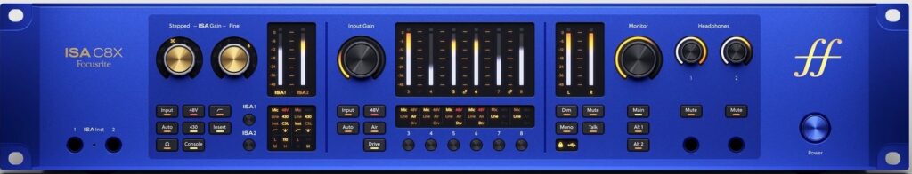 focusrite isa c8x audiofader