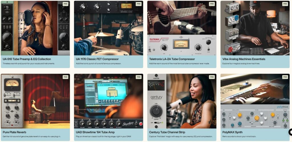 uad free bundle 1176 audiofader