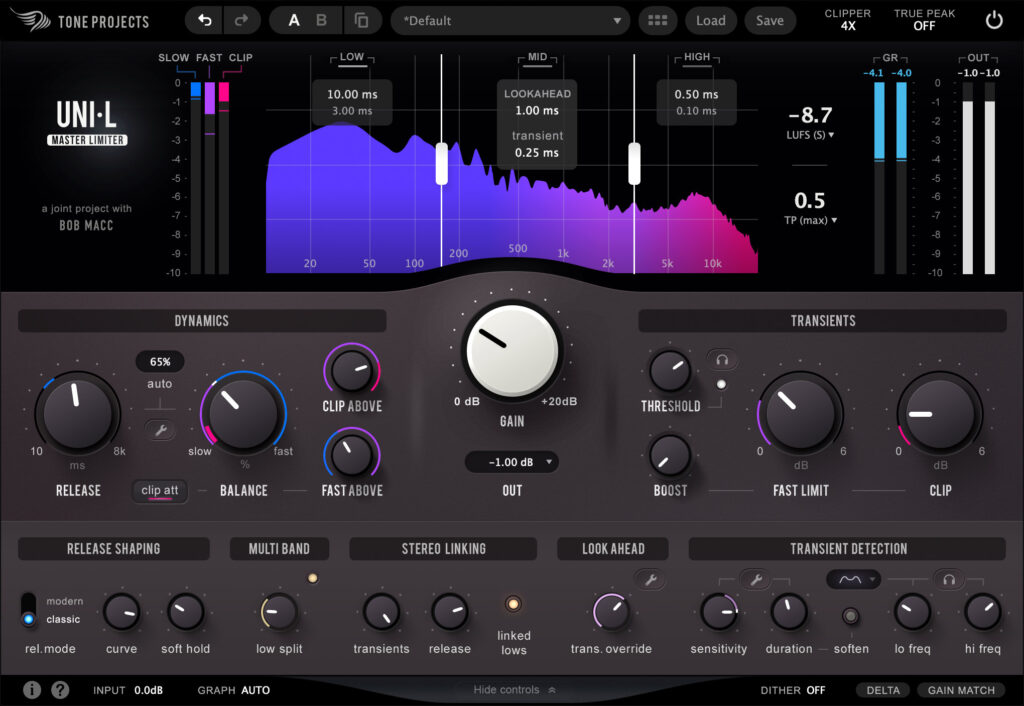 Tone Projects Uni-L Master Limiter