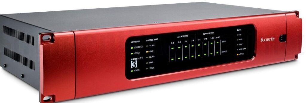 assistenza focusrite dante brooklyn 1 2 upgrade aes 67 rednet audiofader