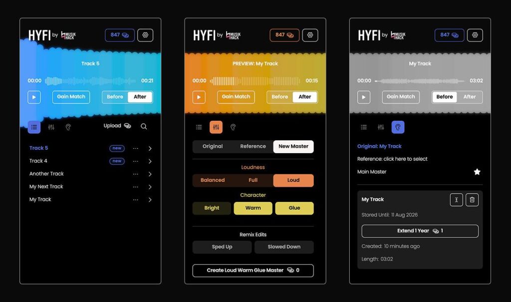 musik hack hyfi mastering online free
