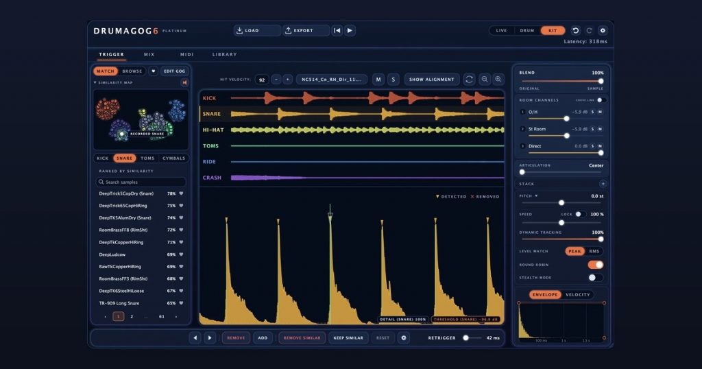 wavemachine drumagog 6 drum replacer