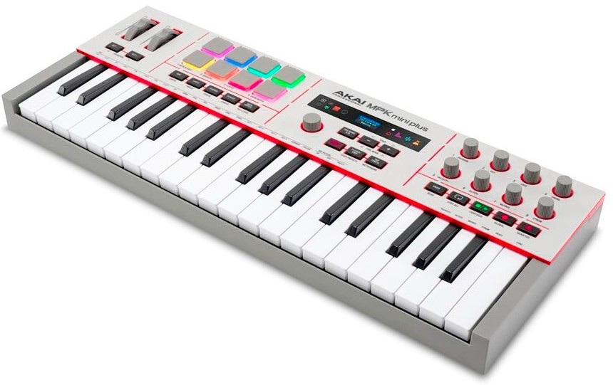 Akai Professional MPK Mini Plus II, Master keyboard MIDI, Controller MIDI, Tastiere MIDI, MPC, Produzione musicale, Ableton Live, Native Instruments, Sintetizzatori modulari, news, midiware