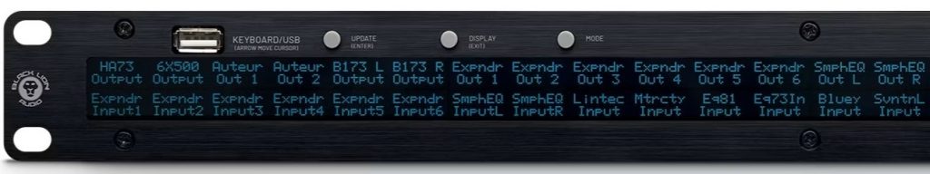 black lion audio pbr lit patchbay display
