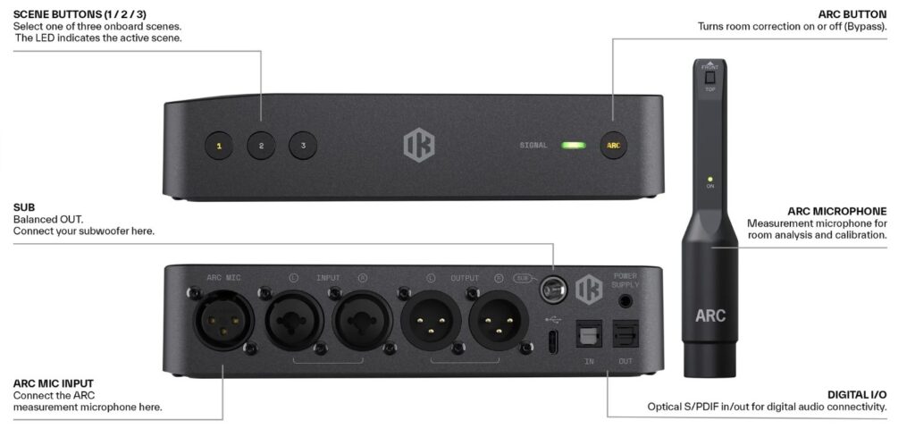 ik multimedia arc studio plus digital connection